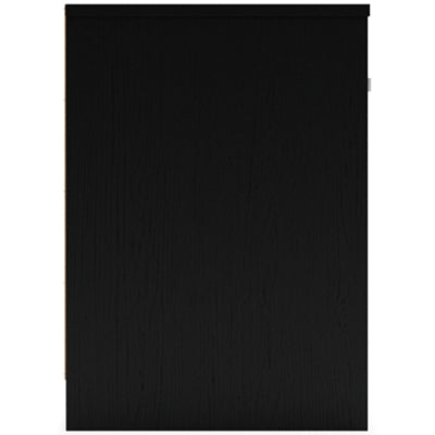 Ashley Finch Black Nightstand