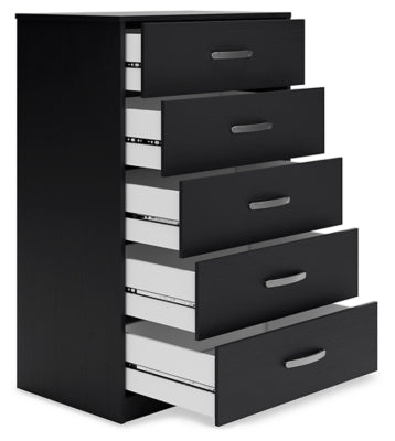 Ashley Finch Black Chest of Drawers