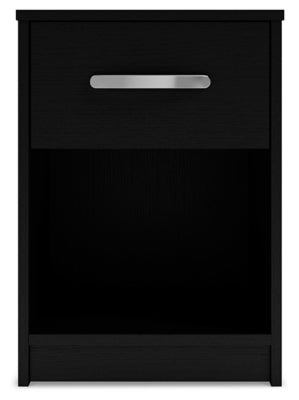 Ashley Finch Black Nightstand