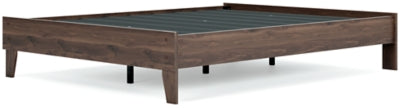 Ashley Calverson Mocha Queen Platform Bed