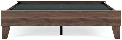 Ashley Calverson Mocha Queen Platform Bed