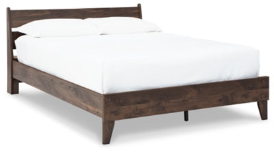 Ashley Calverson Mocha Queen Panel Platform Bed