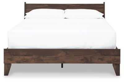 Ashley Calverson Mocha Full Panel Platform Bed