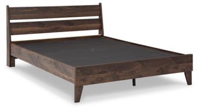 Ashley Calverson Mocha Full Panel Platform Bed