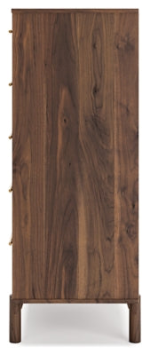 Ashley Calverson Mocha 5 Drawer Chest