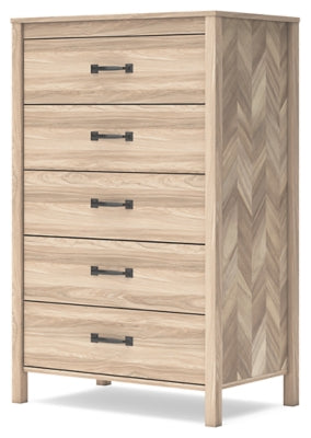 Ashley Battelle Tan Chest of Drawers