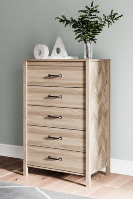 Ashley Battelle Tan Chest of Drawers