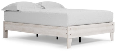 Ashley Shawburn Whitewash Full Platform Bed