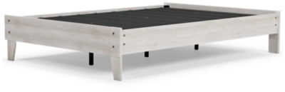 Ashley Shawburn Whitewash Full Platform Bed