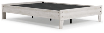 Ashley Shawburn Whitewash Full Platform Bed