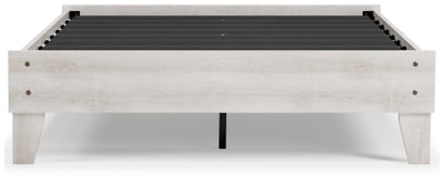 Ashley Shawburn Whitewash Full Platform Bed