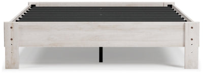 Ashley Shawburn Whitewash Queen Platform Bed
