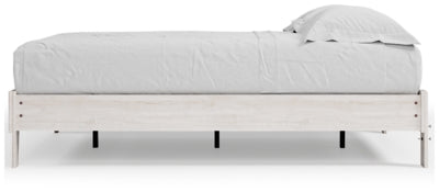 Ashley Shawburn Whitewash Queen Platform Bed