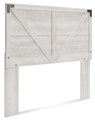 Ashley Shawburn Whitewash Queen Crossbuck Panel Headboard