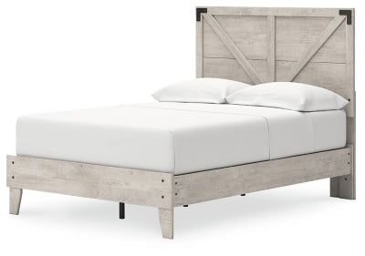 Ashley Shawburn Gray Full Platform Bed