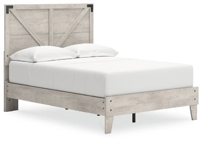 Ashley Shawburn Gray Full Platform Bed