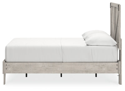 Ashley Shawburn Gray Full Platform Bed