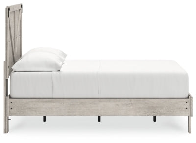 Ashley Shawburn Gray Full Platform Bed