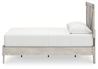 Ashley Shawburn Gray Queen Platform Bed