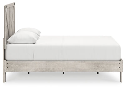 Ashley Shawburn Gray Queen Platform Bed
