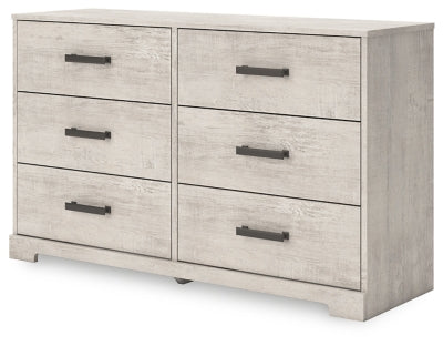 Ashley Shawburn Gray Dresser