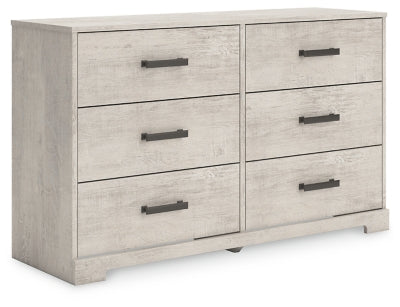 Ashley Shawburn Gray Dresser