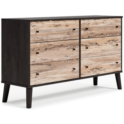 Ashley Piperton Two-tone Brown Black 59" W Dresser