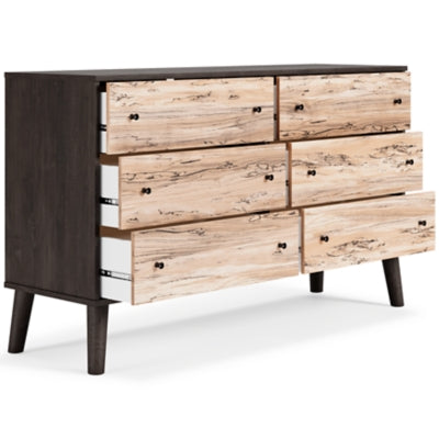 Ashley Piperton Two-tone Brown Black 59" W Dresser
