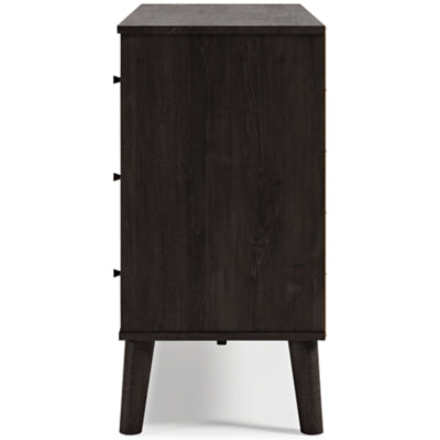Ashley Piperton Two-tone Brown Black 59" W Dresser