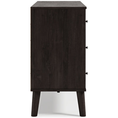 Ashley Piperton Two-tone Brown Black 59" W Dresser