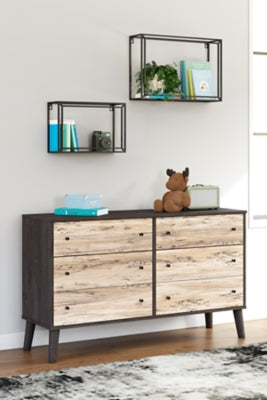 Ashley Piperton Two-tone Brown Black 59" W Dresser