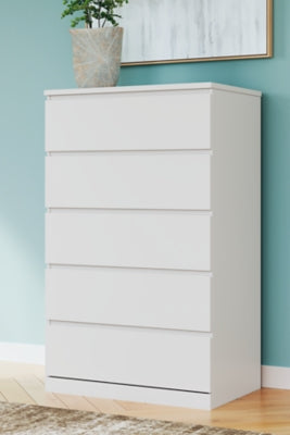 Ashley Onita White Chest of Drawers