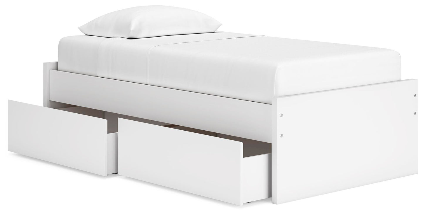 Ashley Onita White Twin Platform Bed