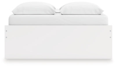 Ashley Onita White Queen Platform Bed with 1 Side Storage