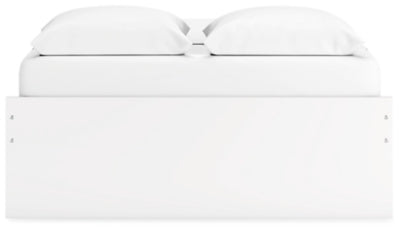Ashley Onita White Queen Platform Bed with 2 Side Storage