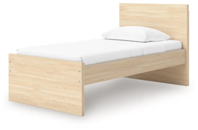 Ashley Onita Natural Twin Panel Platform Bed