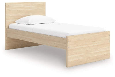 Ashley Onita Natural Twin Panel Platform Bed