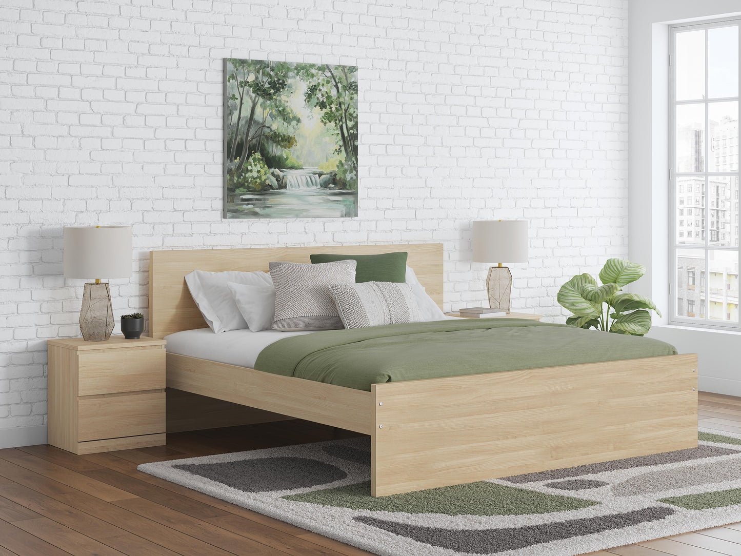 Ashley Onita Natural King Panel Headboard