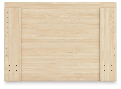 Ashley Onita Natural Full Panel Platform Bed with 1 Side Storage