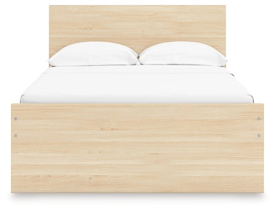 Ashley Onita Natural Full Panel Platform Bed with 1 Side Storage