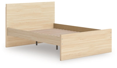 Ashley Onita Natural Full Panel Platform Bed