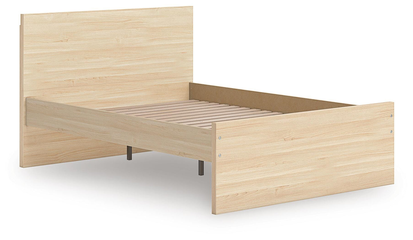 Ashley Onita Natural Full Panel Platform Bed