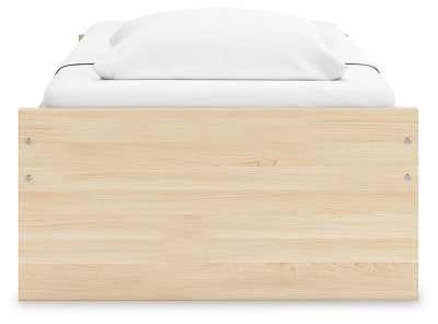 Ashley Onita Natural Twin Platform Bed