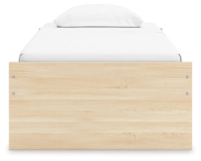 Ashley Onita Natural Twin Platform Bed