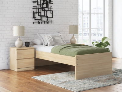 Ashley Onita Natural Twin Platform Bed