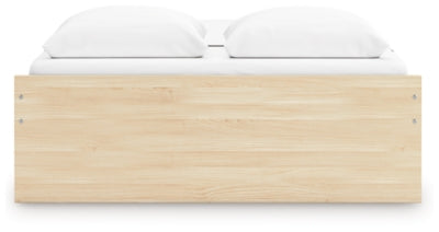 Ashley Onita Natural Queen Platform Bed with 2 Side Storage