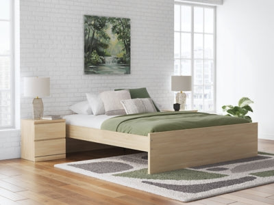 Ashley Onita Natural King Platform Bed