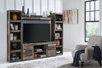 Ashley Derekson Multi Gray 4-Piece Entertainment Center