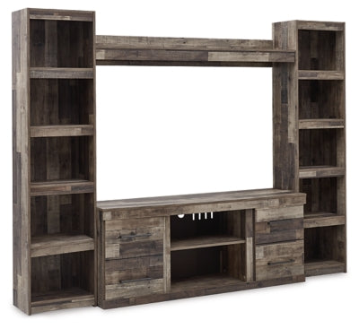 Ashley Derekson Multi Gray 4-Piece Entertainment Center