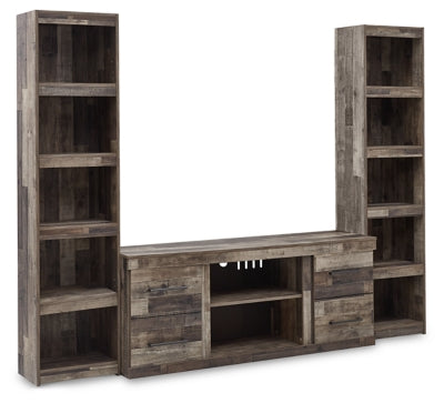 Ashley Derekson Multi Gray 3-Piece Entertainment Center